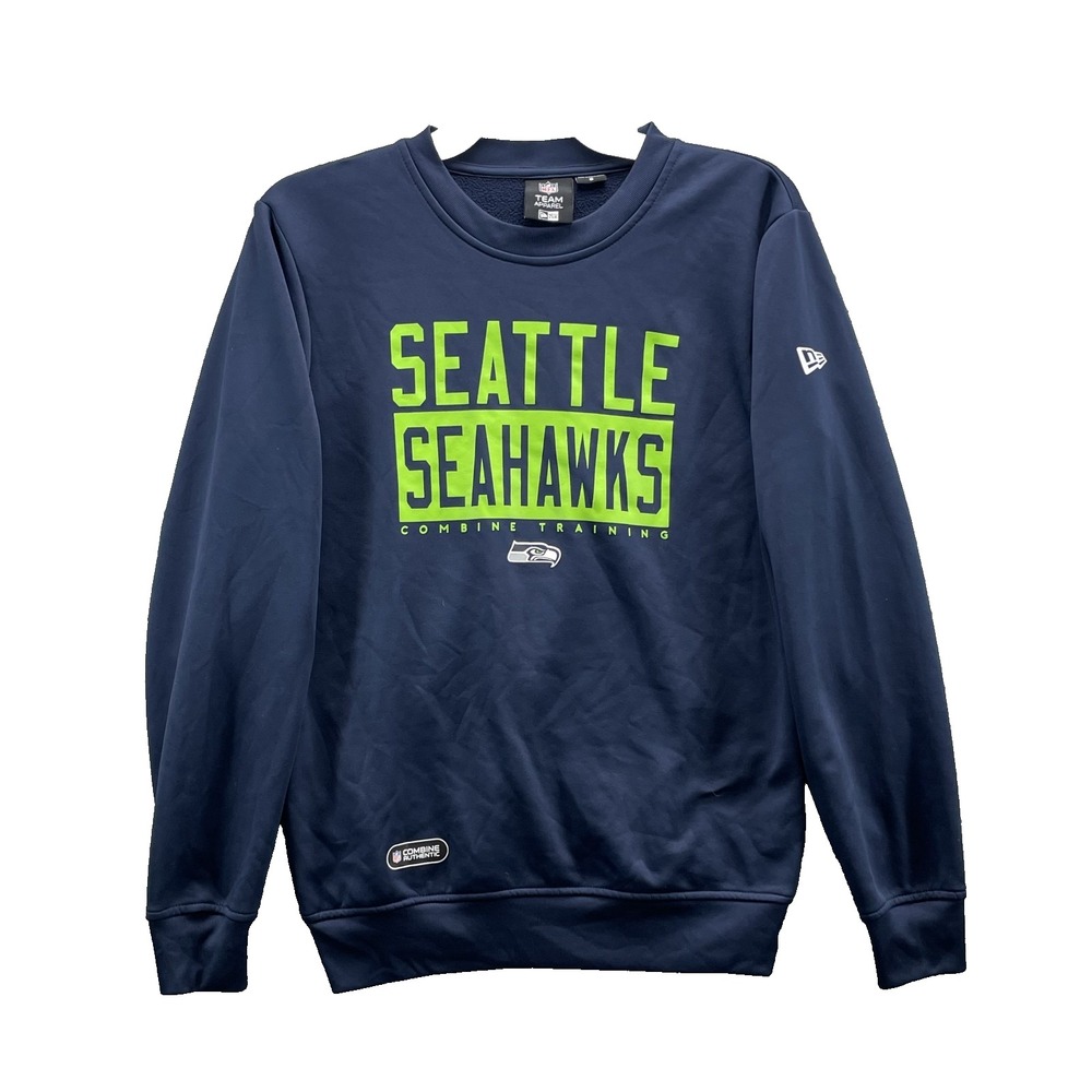 NFL New Era Seattle Seahawks Sweatshirt Men Small Fleece Football Sportswear Gym